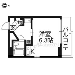 インペリアル烏丸今出川の物件間取画像